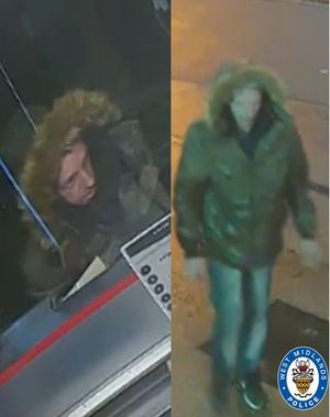 These images have been released of a man West Midlands Police want to speak to. Photo: West Midlands Police
