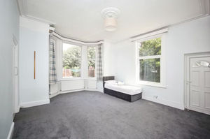One of the property's downstairs bedrooms. Photo: Purple Bricks
