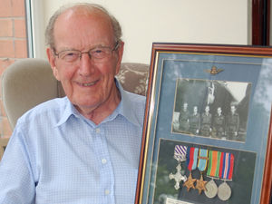 Supporting image for story: Grounded war hero pilot John, 96, can't wait to fly again