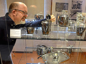 Supporting image for story: Waslall exhibit delves into stainless steel delights