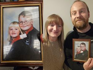 Supporting image for story: Siblings reunited with school photo found in charity shop 300 miles away