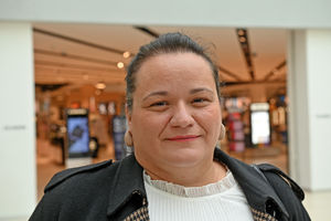 WOLVERHAMPTON COPYRIGHT NATIONAL WORLD TIM STURGESS 02/10/24.  ..Vox story in Wolverhampton city centre: Asking locals if they've started christmas shopping, finished shopping leaving last minute, excited for the holidays, lights switch on . Pictured, Olivia Cako..