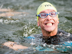 Supporting image for story: Athletes take on Shropshire triathlon