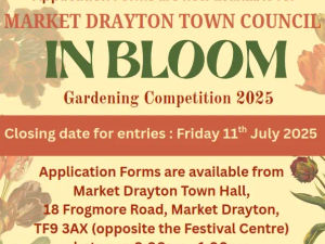 Supporting image for story: Market Drayton ‘In Bloom’ Gardening Competition 2025 – enter now!