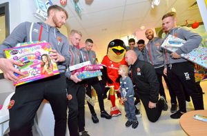 on Whitney with Trafford Gutteridge, 4, from Leamore