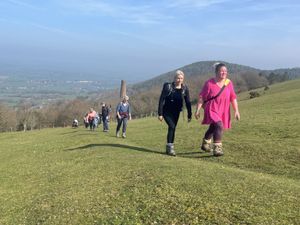 Hundreds of people took part in the event.