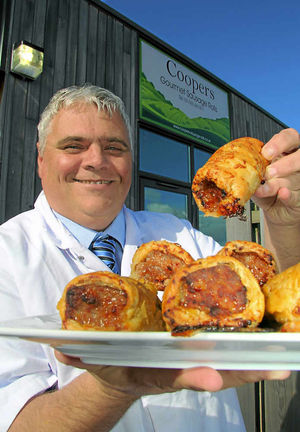 Ivan Watkins from Coopers Gourmet Sausage Rolls