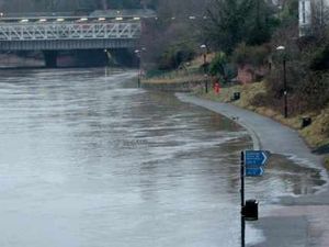 Supporting image for story: River Severn on flood alert