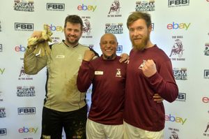 Roberto Carlos with Ed Speller and Liam Turrall