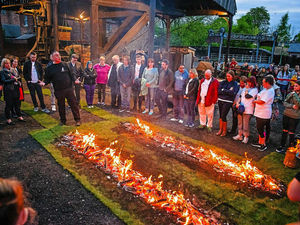 Supporting image for story: Daredevils take on hot coals for charity at the Black Country Museum