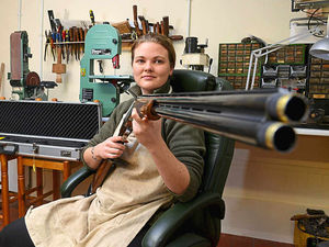Supporting image for story: Watch: Shropshire woman sets her sights on life as a gunsmith