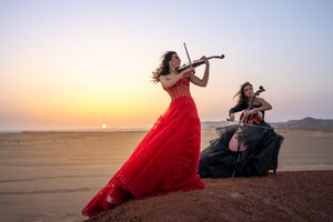 The Ayoub Sisters are among 23 new artists announced for Shrewsbury Folk Festival. Picture: Shrewsbury Folk Festival and Abdelrahman Gabr.