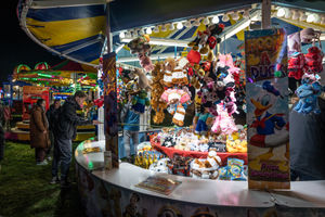 Plenty of prizes were on offer at the stalls. Photo: Ian Knight / Z70 Photography