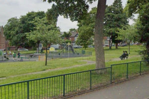 ude walkers taking part were set to meet and begin their stroll near a playground in Queen's Park, Harborne. Photo: Google