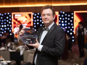 Alexander Goodger said he was proud and honoured of the awards the Glass Museum had won