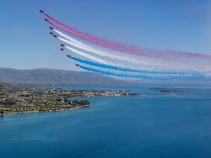 A thrilling new display is being perfected, making full use of more settled weather. Photo: Emily Muir/RAF/SWNS