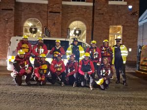 The West Mercia Search and Rescue river patrol team from winter 2024