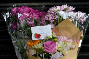 Tributes have been placed outside Everest Noodle House, Bradford Street, Walsall