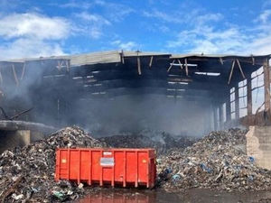Supporting image for story: Telford blaze : Clean-up continues as fire chiefs say it could be resolved within weeks 