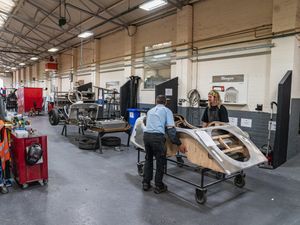 Supporting image for story: Morgan produces final steel chassis car