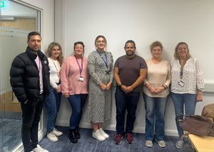 Members of Powys County Council’s Hospital Team which has been expanded to reduce hospital delays