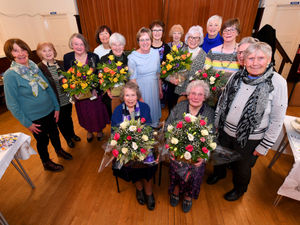 Supporting image for story: Flower club members celebrate over two centuries of combined floral appreciation