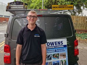 Supporting image for story: Meet the Wolverhampton window-cleaner doing his bit to clear dirt-ridden road signs