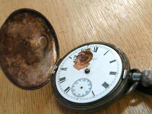 Supporting image for story: Did this watch stop a bullet for soldier?