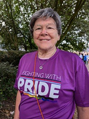 Claire Ashton at Manchester Pride, 2024.