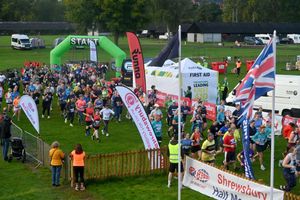 The second race under way.