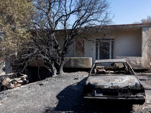 Supporting image for story: Some residents asked to leave area as wildfires threaten suburbs of Athens