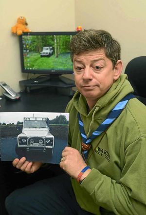 Philip Rhodes Jones from Shrewsbury had his Land Rover stolen and crashed into TCAT