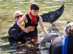 Supporting image for story: Ill or disabled children tell of bonding on ‘once-in-a-lifetime’ Florida holiday