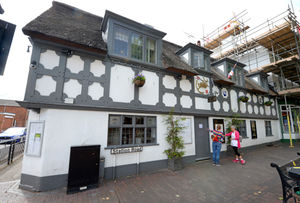 The Crown and Anchor in Stone