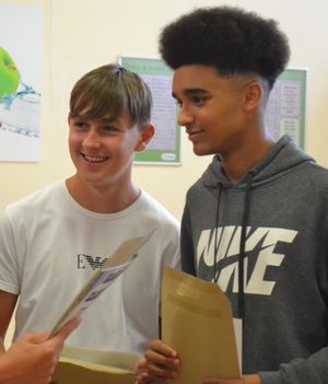 Jacob Williams and Tyler Williams at Belvidere School 