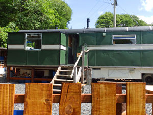 Supporting image for story: Fairground wagon solves extra bedroom problem
