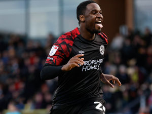 Supporting image for story: Shrewsbury's Christian Saydee driven on by goal drought