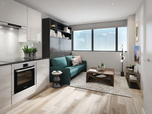 The kind of micro-apartment Inspired aims to create at Telecom House