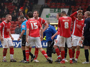 Supporting image for story: Walsall will not appeal Hughes' red