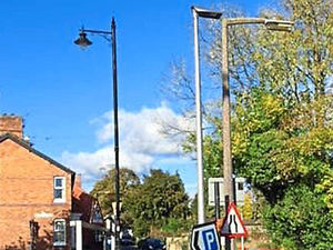Supporting image for story: New lights in historic area of Wem are defended