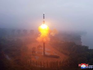Supporting image for story: North Korea boasts of ‘the world’s strongest’ ballistic missile after test