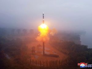 Supporting image for story: North Korea boasts of ‘the world’s strongest’ ballistic missile after test