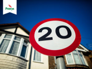 Supporting image for story: Review of 20mph speed limits on Powys roads concludes