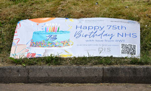 Decorations on the roundabout