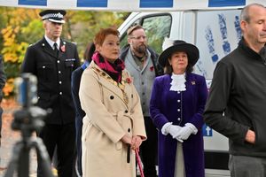Shrewsbury's Mayor, Councillor Becky Wall, and the county's High Sheriff, Mandy Thorn.