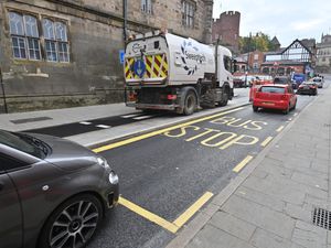 Supporting image for story: 'I thought it was AI!' Dismay from Shrewsbury residents over 'crazy' bus stop installed on busy station gyratory