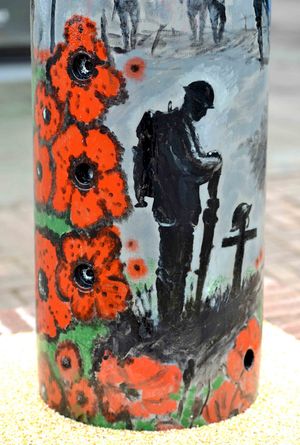 Art work which features on the shell