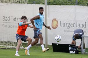 Darnell Furlong and Alex Williams during West Brom's pre-season camp in Austria (Photo by Adam Fradgley/West Bromwich Albion FC via Getty Images)