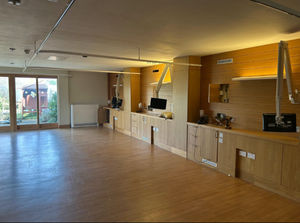 The room before the transformation - and will be revealed at the opening later this week.