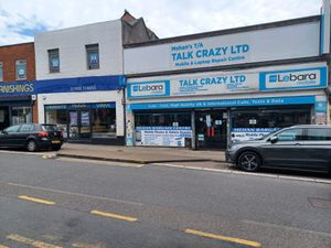 The two shops that are set to be redeveloped